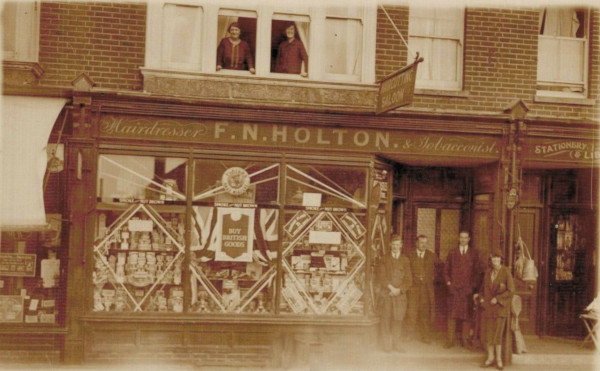 No 67 F N Holton, hairdresser and tobacconist